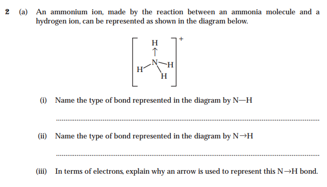 GCE June 2002 Advanced Subsidiary Examination CHEMISTRY Unit 1