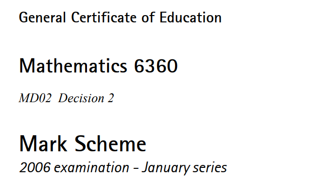 AQA-MD02-W-MS-Jan06