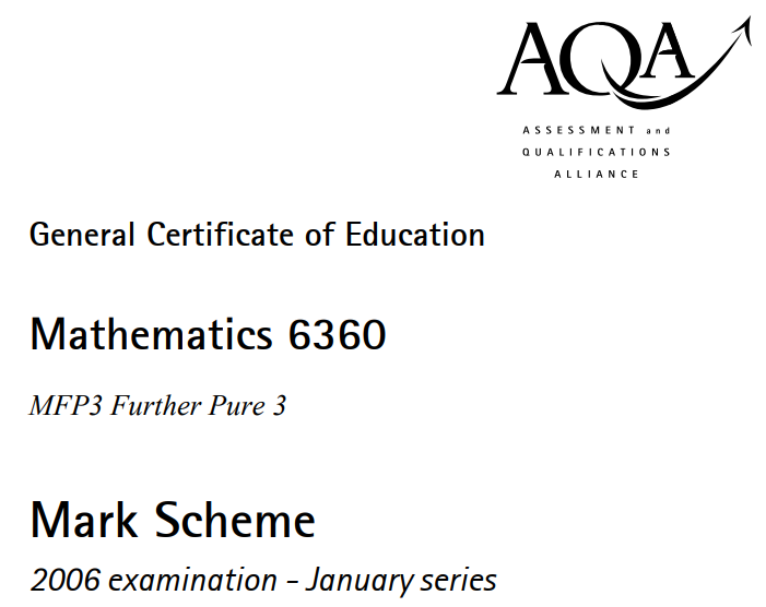 AQA-MFP3-W-MS-Jan06 AQA-MFP3-W-MS-Jan06
